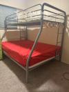 上下铺床 DHP Dusty Twin over Full Metal Bunk Bed